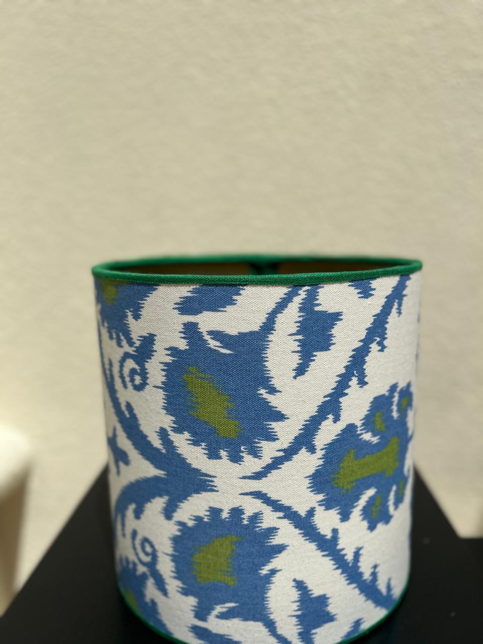 Cúpula Ikat Azul e Verde – Artesanal