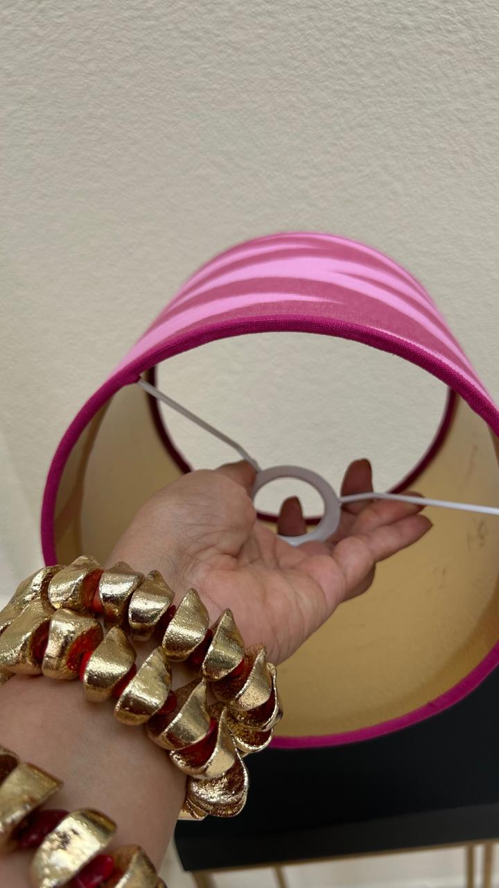 Cúpula Ikat Rosa Importada