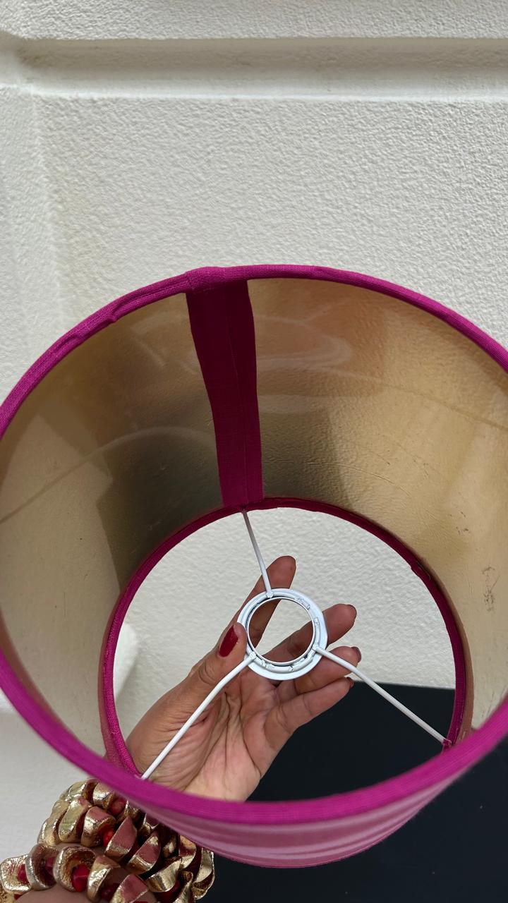 Cúpula Ikat Rosa Importada