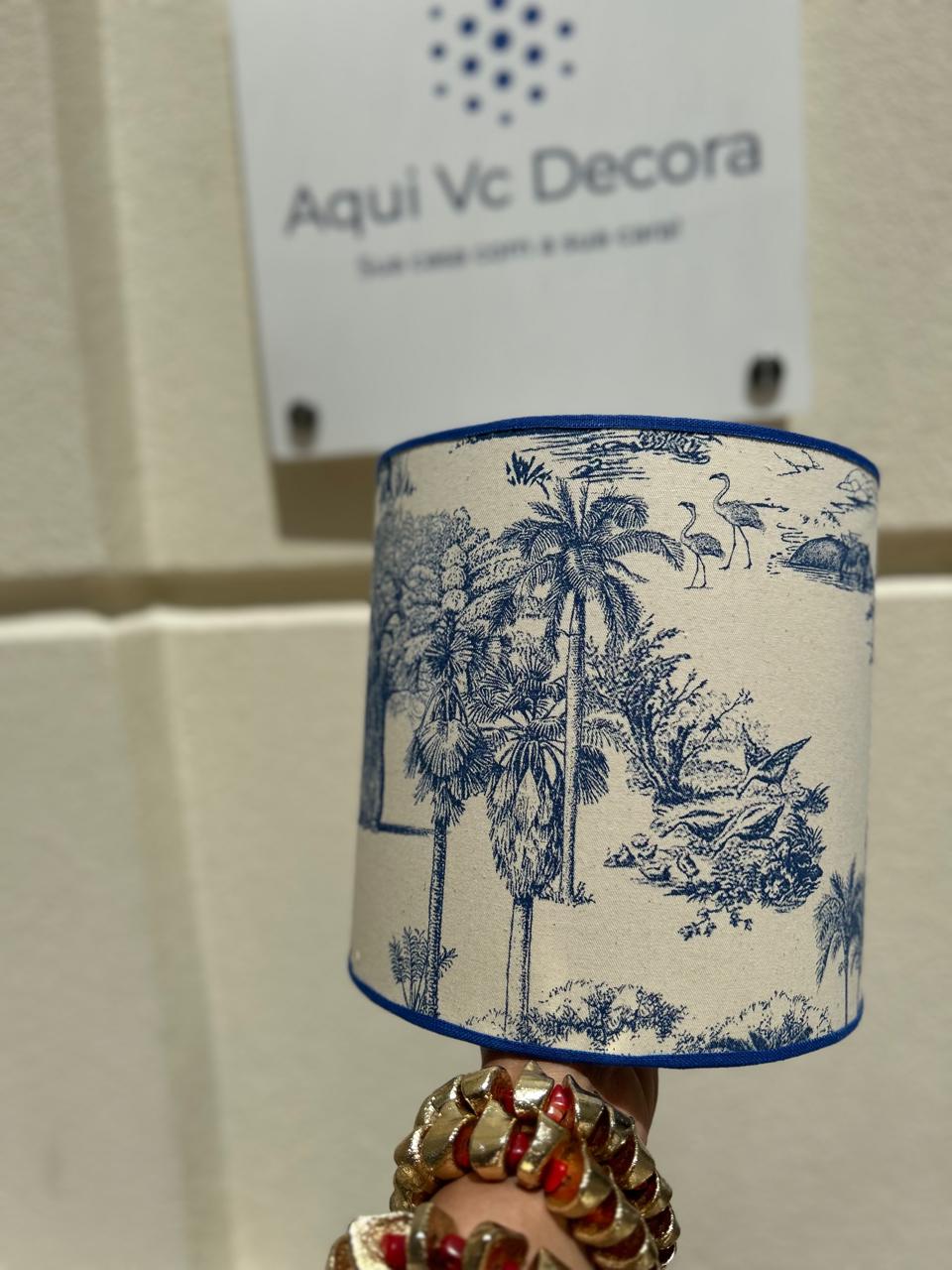 Cúpula Blue Savana Girafa – Artesanal