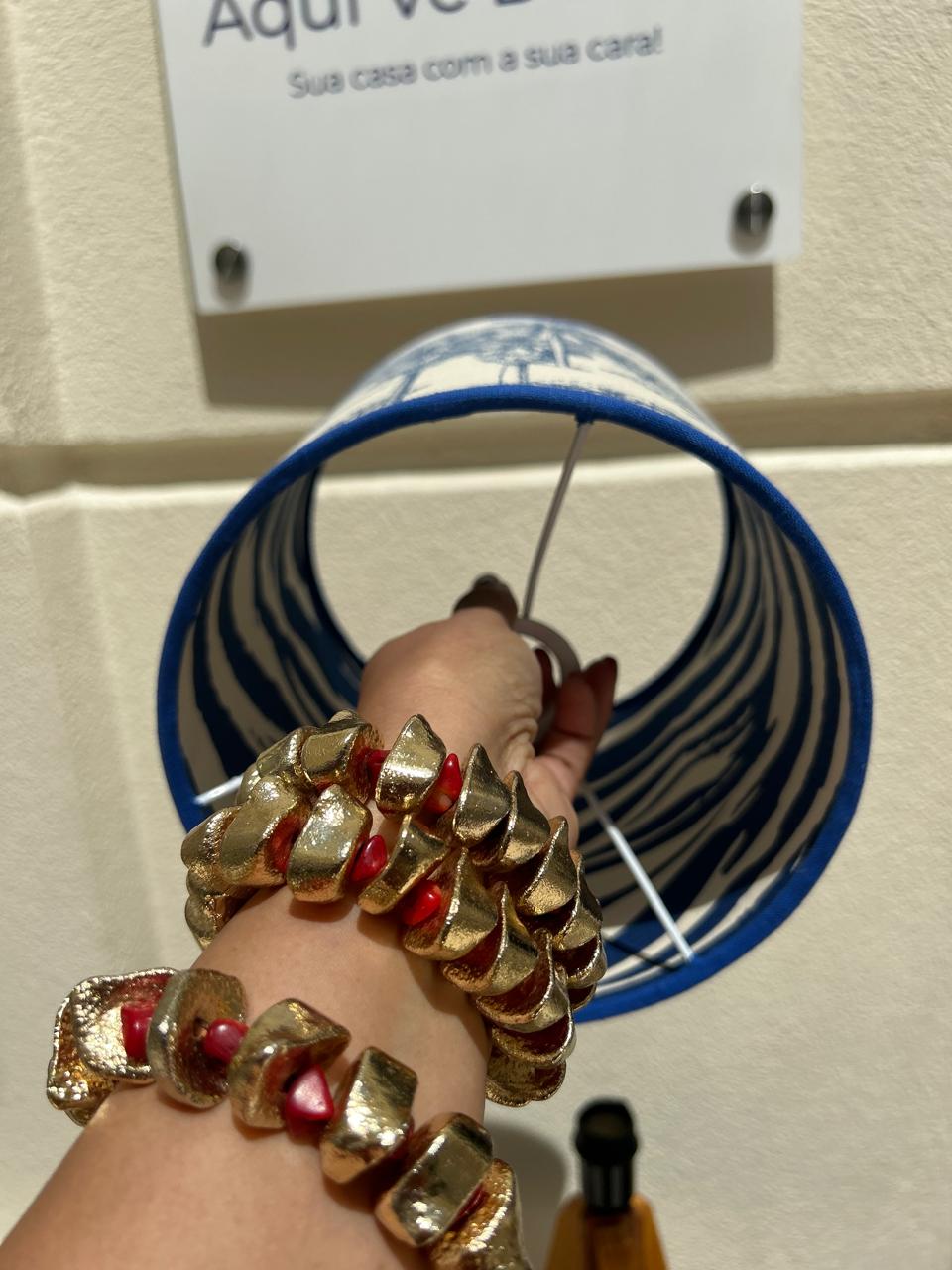 Cúpula Blue Savana Girafa – Artesanal