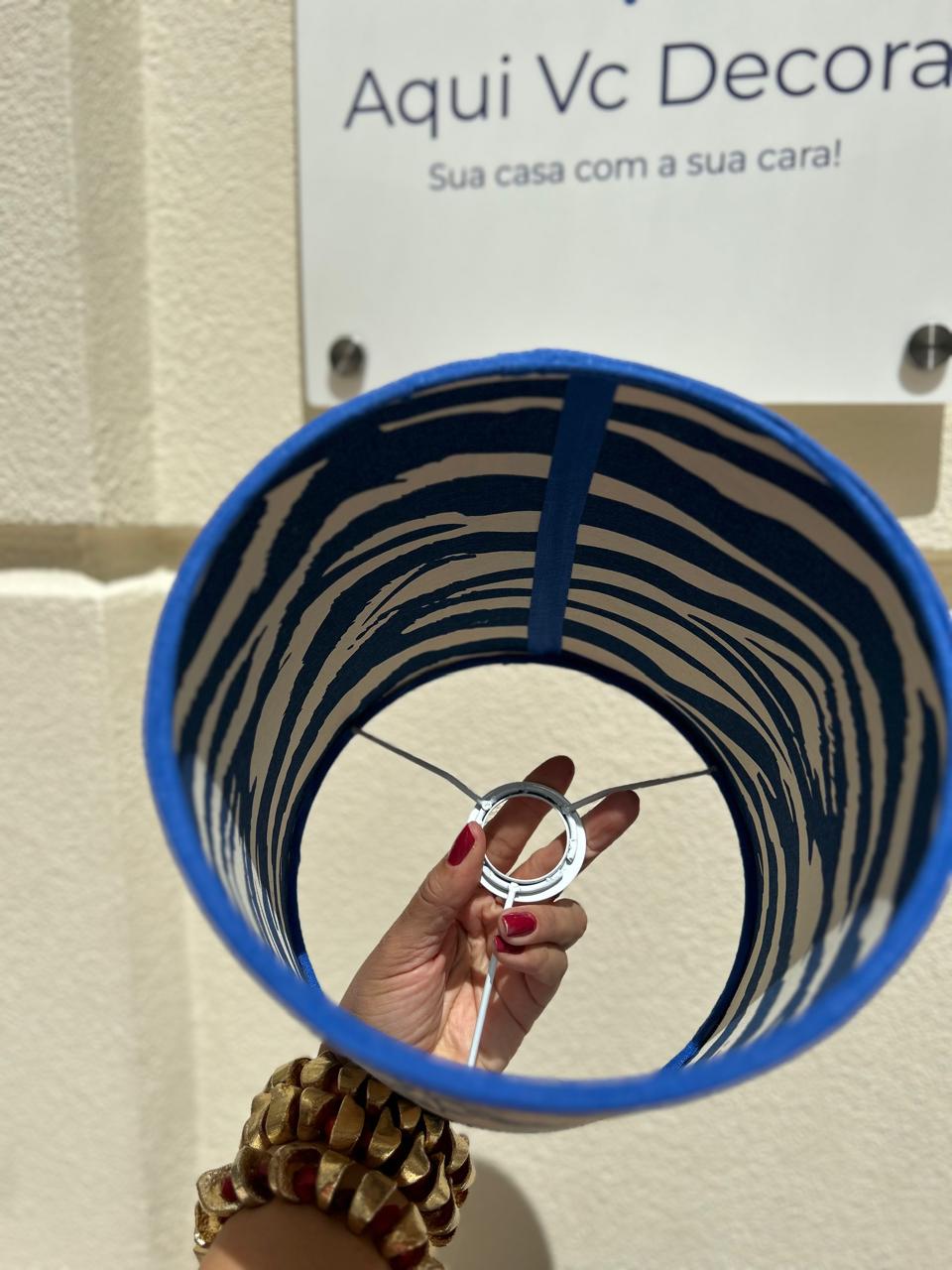 Cúpula Blue Savana Girafa – Artesanal