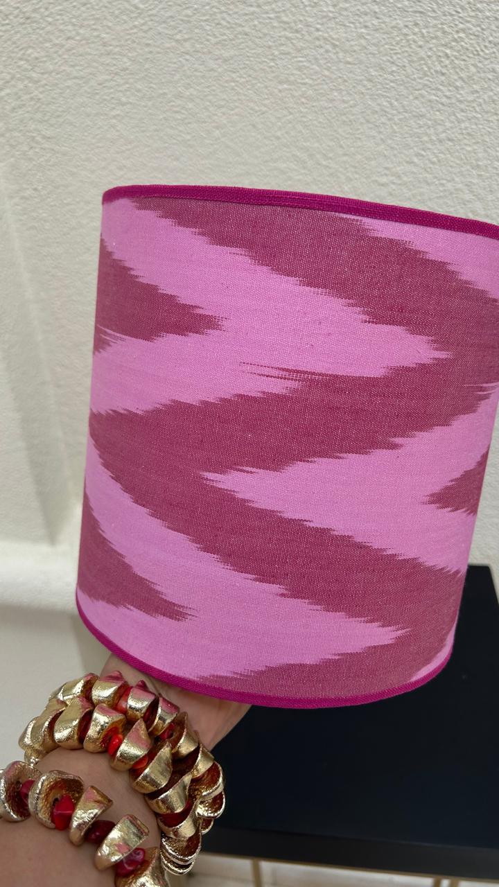 Cúpula Ikat Rosa Importada