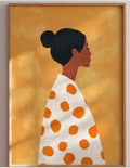 quadro mulher serenidade solar