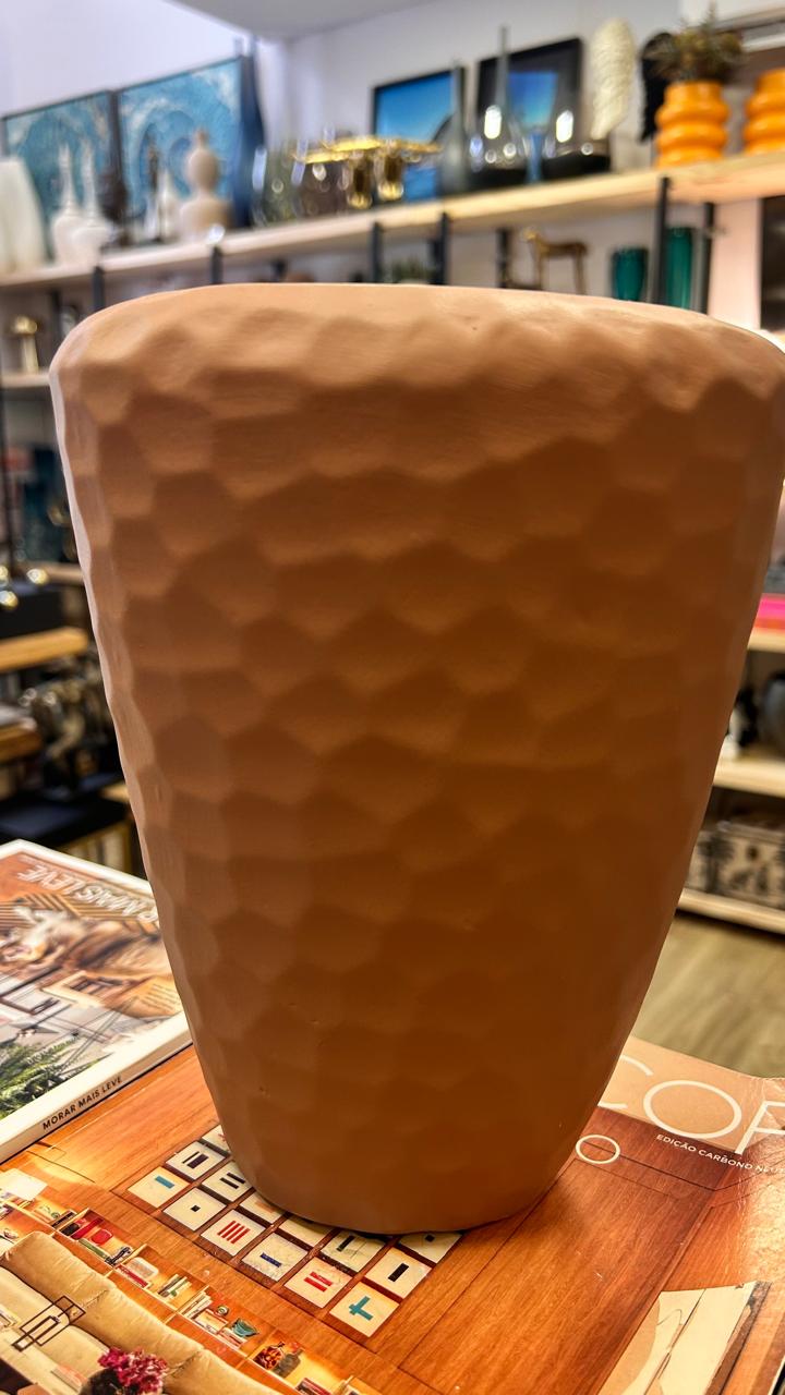 VASO BOLHAS FOSCO P ROSA DESERTO