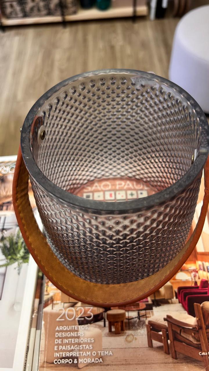 VASO FENDI STRAP CINZA