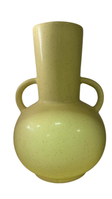 VASO CERÂMICA AMARELO DL0103