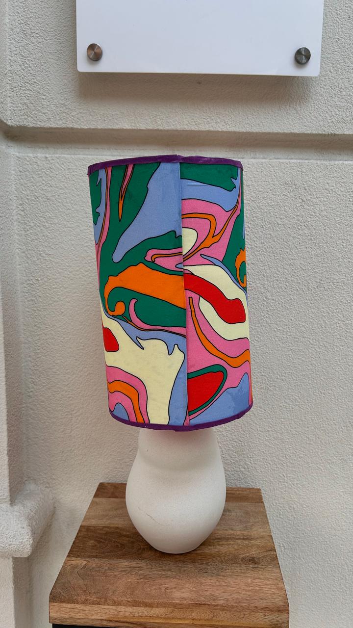 CÚPULA  DE ABAJUR  METAMORFOSE 20X29X31CM