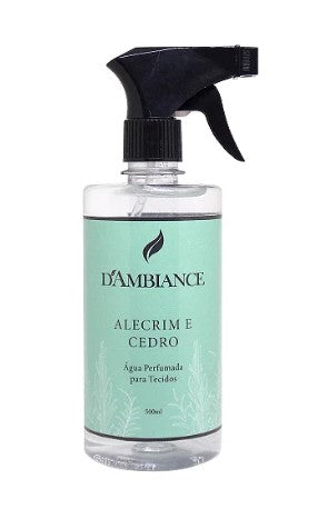 ÁGUA PERFUMADA 500ML ALECRIM E CEDRO