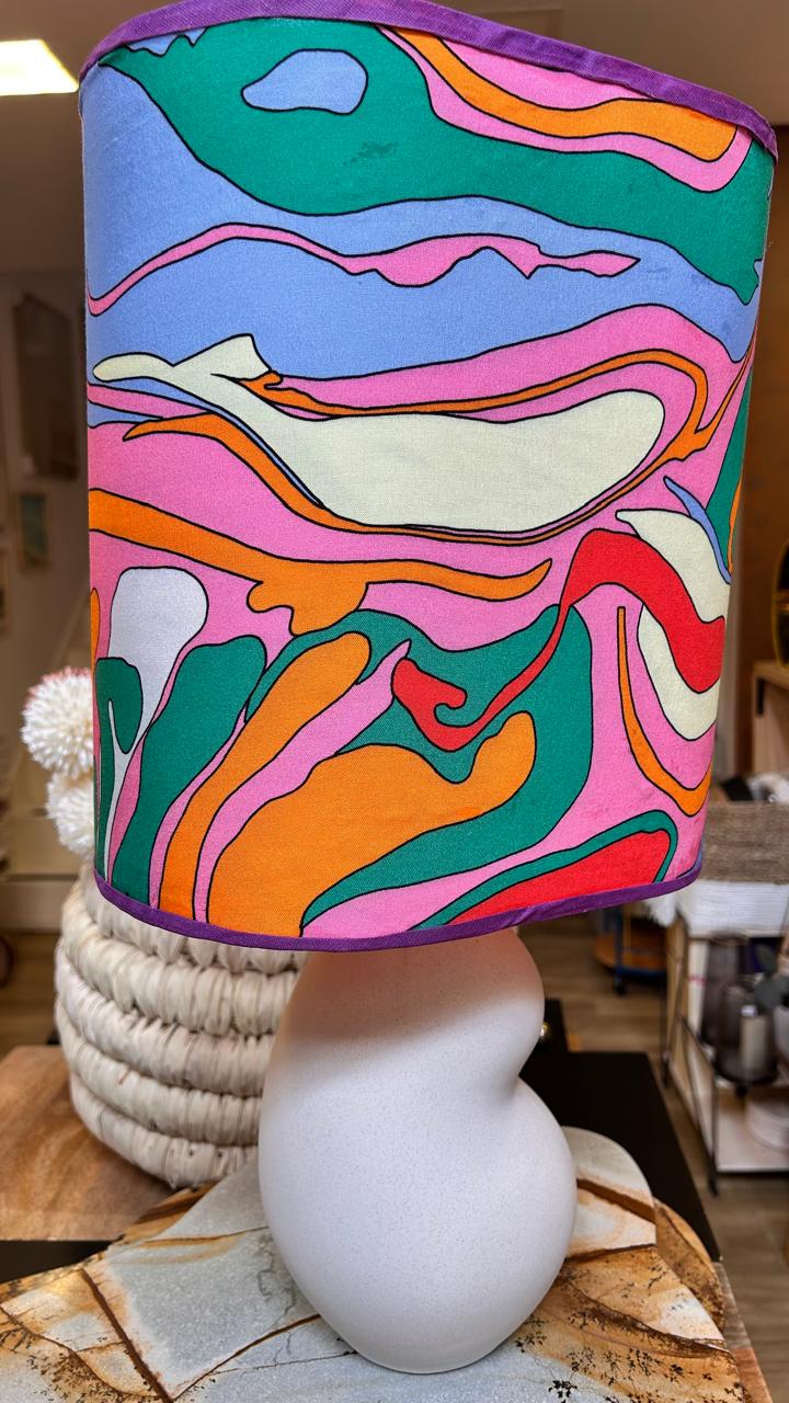 CÚPULA  DE ABAJUR  METAMORFOSE 20X29X31CM