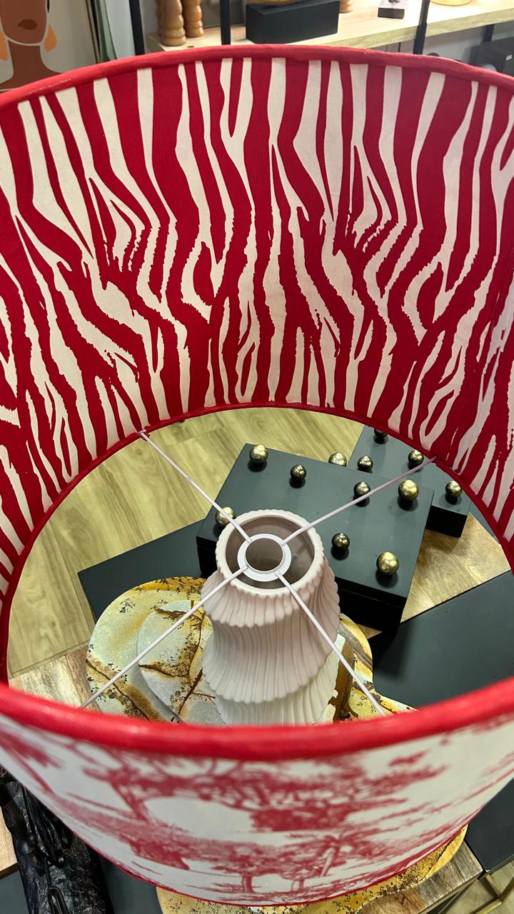 CÚPULA SAVANA VERMELHO 50X40CM