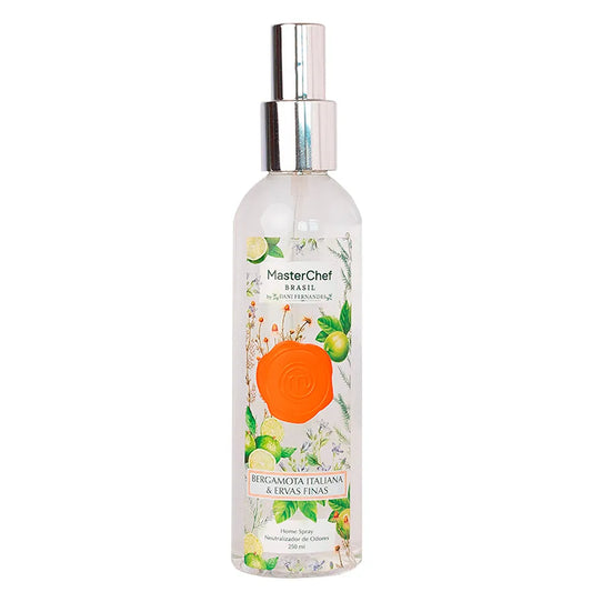 HOME SPRAY NEUTRALIZADOR DE ODORES MASTERCHEF BERGAMOTA ITALIANA E ERVAS FINAS 250 ML