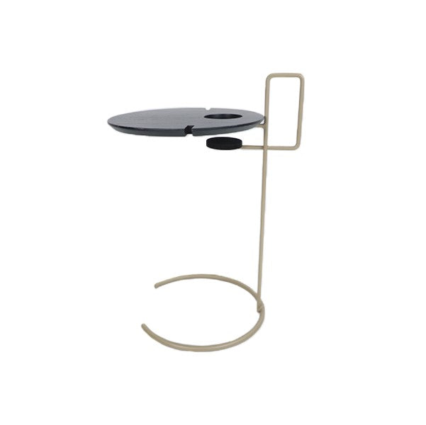 MESA CLIP VINHO PÉ PRETO TAMPO LACA - AQUI VC DECORA