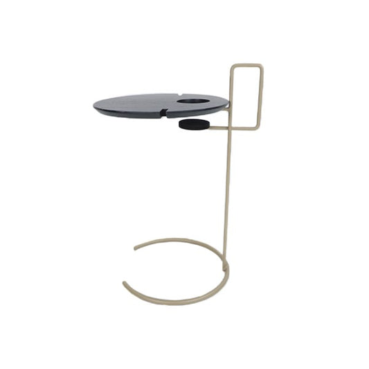 MESA CLIP VINHO PÉ PRETO TAMPO LACA - AQUI VC DECORA