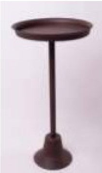 Mesa Lateral Metal Marrom