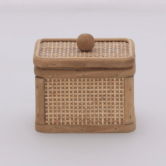 KIT CAIXAS RATTAN - 2PÇS 18957