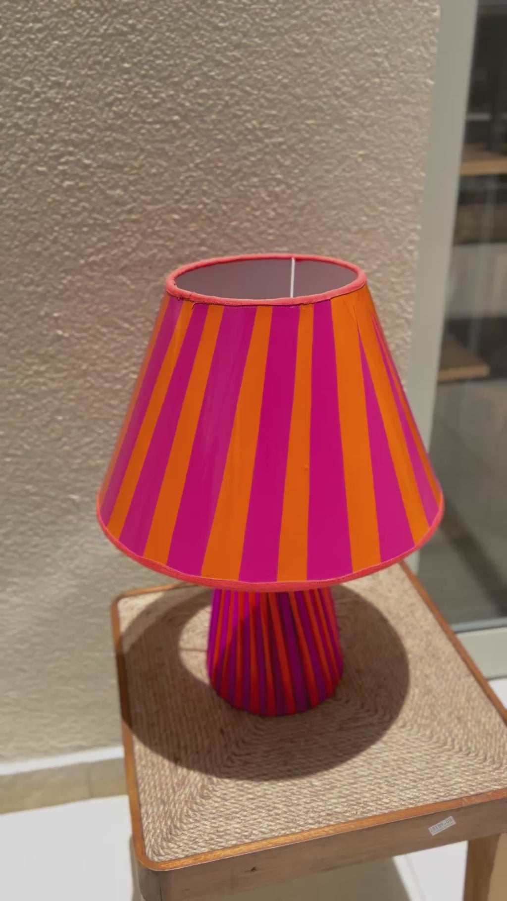 Abajur Orange and Pink