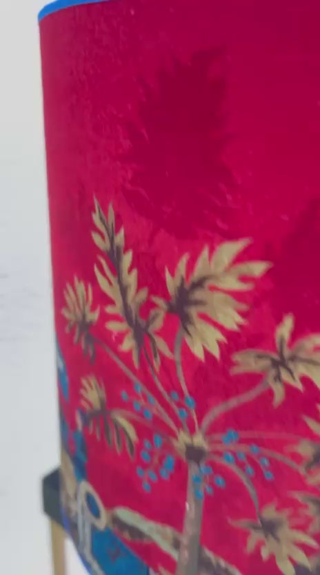 Cúpula Decorativa Elefantes Orientais II – Tecido Exclusivo Entreposto