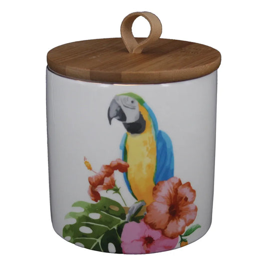 POTE DE CERAMICA ARARA M 12x12cm - AQUI VC DECORA