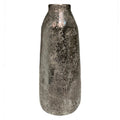VASO DE CERAMICA PRATA 13X13X 26,5CM - AQUI VC DECORA